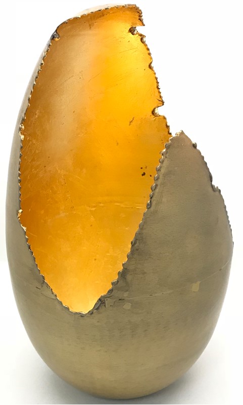 SRI Nath Ji Exports LRG Dino Egg Gold 870012-32088G