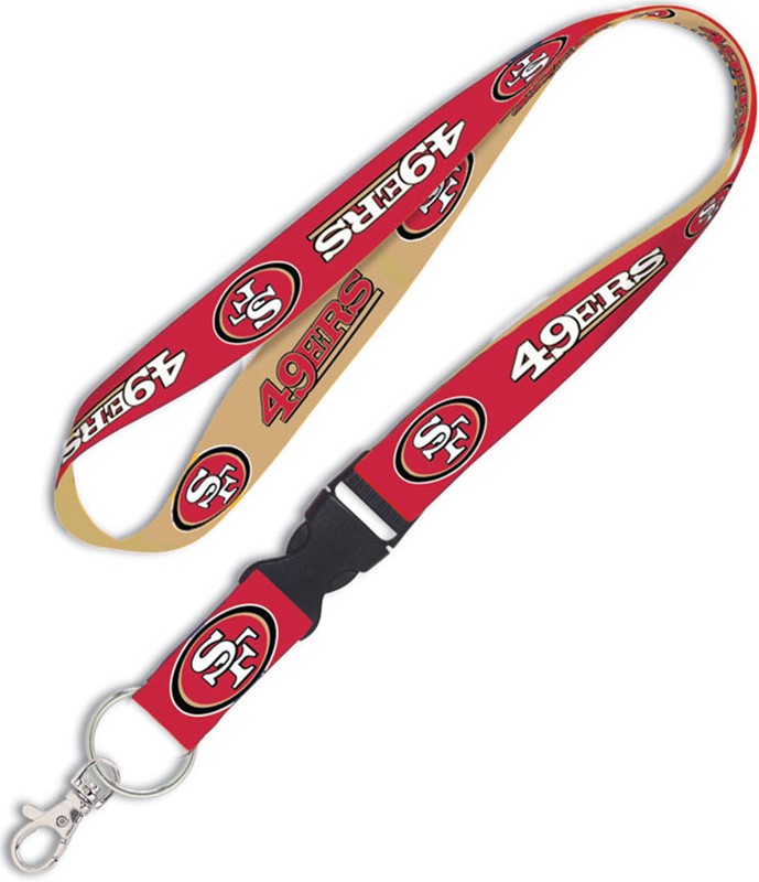 Wincraft Incorporated Lanyard w/detachable buckle - San Francisco 49ers 100202-33