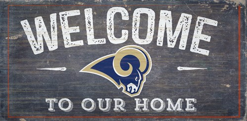 Fan Creations Welcome to Our Home   - Los Angeles Rams 120026-31