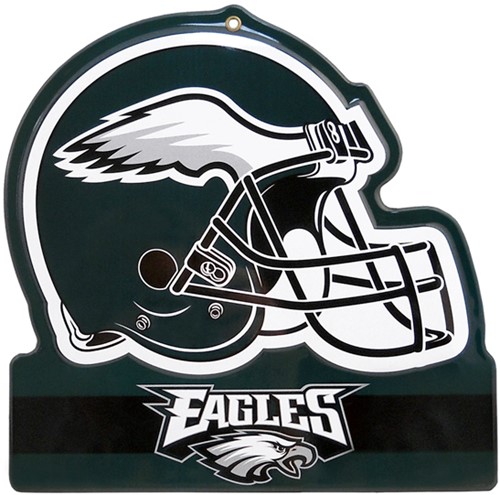 Party Animal Philadelphia Eagles Embossed Metal Sign