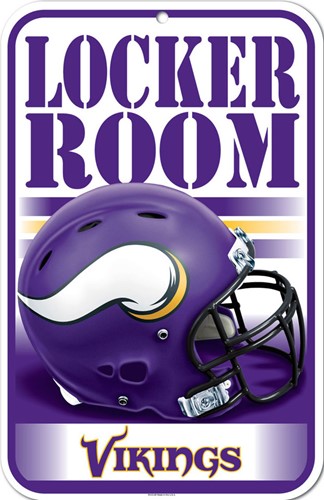 Minnesota Vikings Locker Room Framed Print